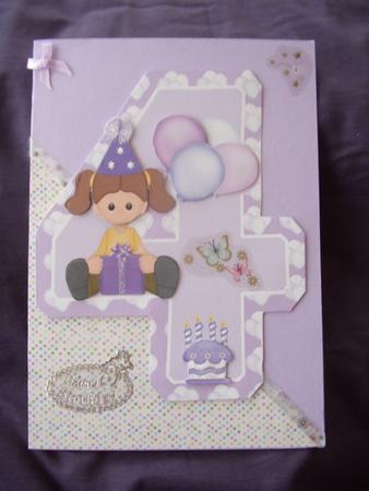 4 Today Shape Age Birthday Card by Maz Kfk