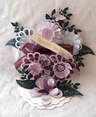 Pop Up Flowers With Butterflies by Maz Kfk