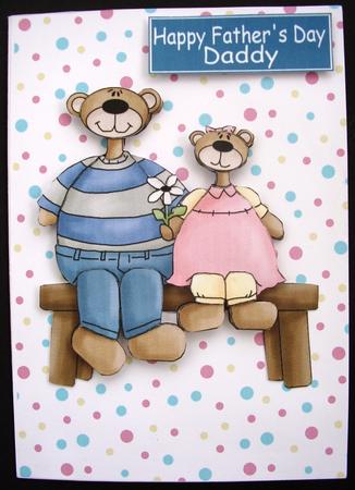 Dad & Daughter Bears - Father's Day Step by Step by Maz Kfk