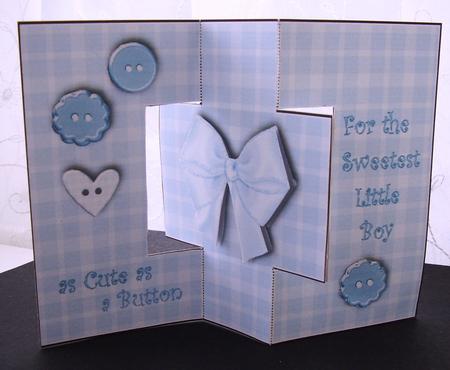 Cute as a Button - Baby Boy by Maz Kfk
