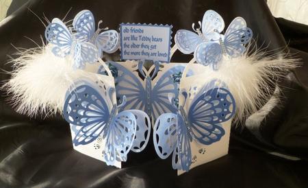 Butterfly Door Card by Maz Kfk