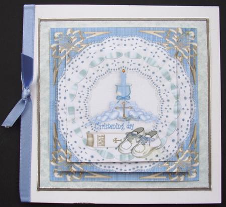 Christening on Lace Pyramid Boy by Maz Kfk