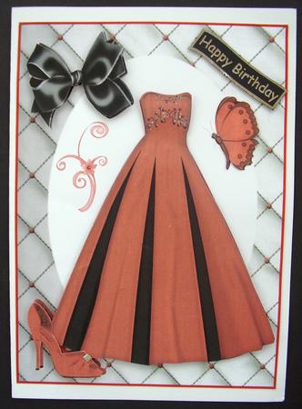 Beautiful Red Gown & Red Shoes by Maz Kfk