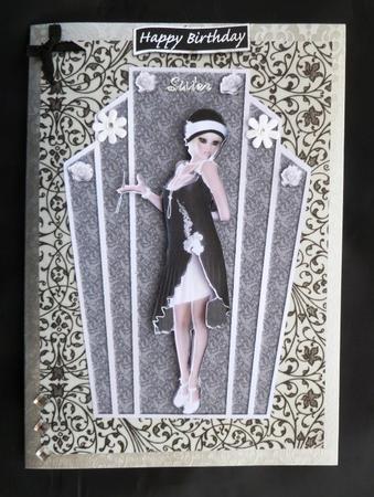 Art Deco Chic with Decoupage by Maz Kfk