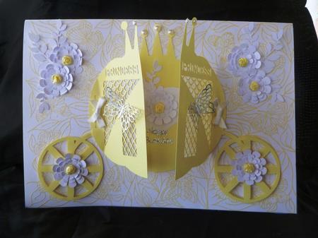 Princess Carriage Card by Maz Kfk