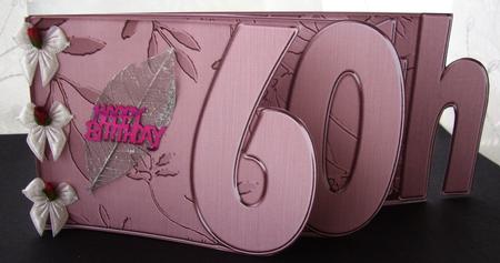 60th Elegant Metallic Book Sheet by Maz Kfk