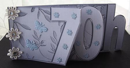 70th Elegant Metallic Book Sheet by Maz Kfk