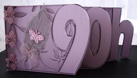 90th Elegant Metallic Book Sheet by Maz Kfk