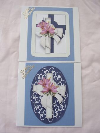 Purple Just for You Thinking of You Happy Birthday with Sympathy by Maz Kfk