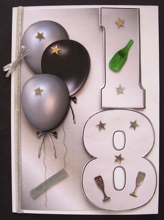 18 Shaped Decoupage Quick Card Front by Maz Kfk