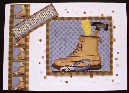 Work Boot and Tools Pyramid Design by Maz Kfk