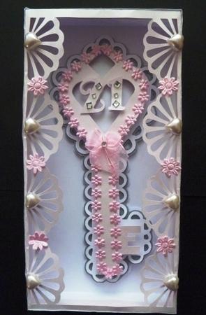 3D Scalloped 21st Key & Box by Maz Kfk