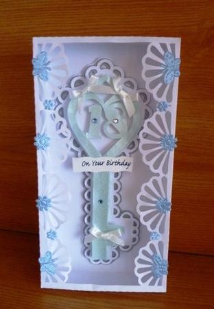 3D Scalloped 18th Key & Box by Maz Kfk