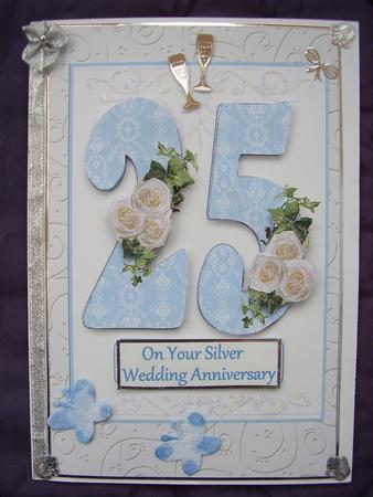 Silver Wedding Anniversary - Open/mum and Dad by Maz Kfk