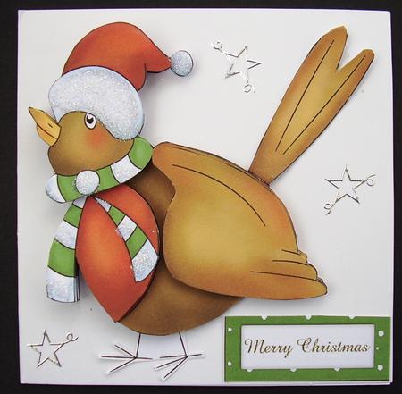 Christmas Robin by Maz Kfk