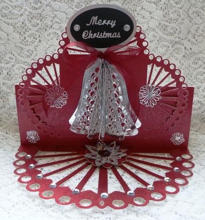 Wedding/christmas Bell Easel Card by Maz Kfk