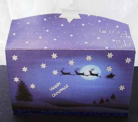 Christmas Santa Doing His Rounds Money and Gift Voucher Wallet by Maz Kfk