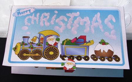 Santa's Train Boy's Presentation Wallet by Maz Kfk