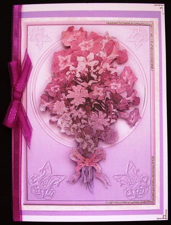 Lilac Flower Circle by Maz Kfk