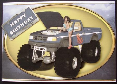 Monster Truck Coloured by Maz Kfk