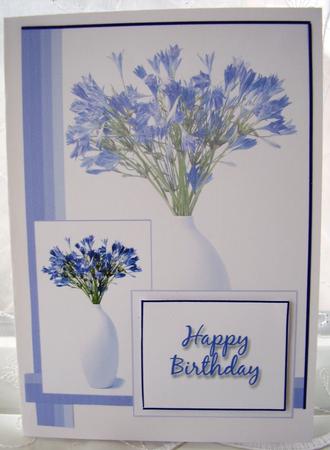 Mum, Mom Quick Card Bluebells Sh0048 by Maz Kfk