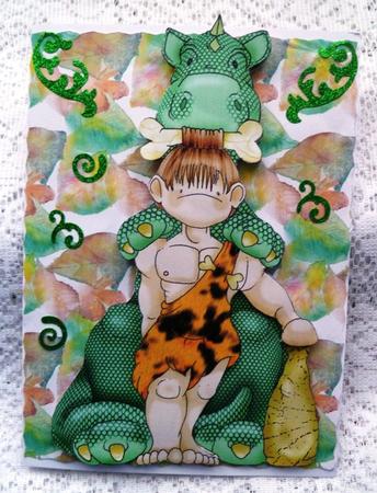 Auntumn Leaves Watercolour Backing Paper by Maz Kfk