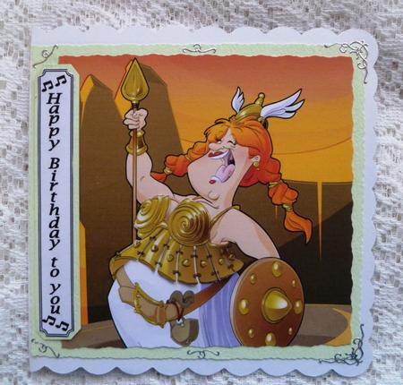Opera Dudess 8x8 Quick Card by Maz Kfk