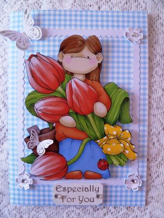 Bunch of Tulips Doodles Large Image by Maz Kfk