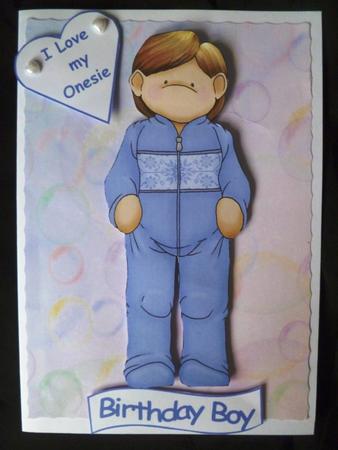 Onesie Doodles Large Image Blue by Maz Kfk