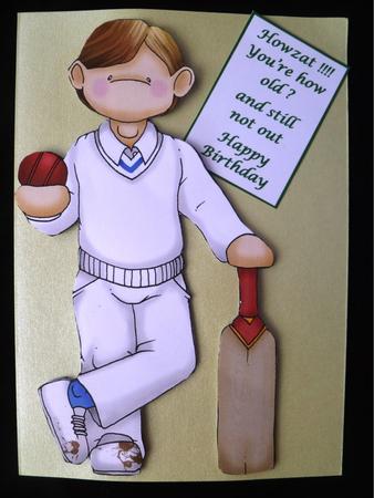 Cricketing Doodles Large Image by Maz Kfk
