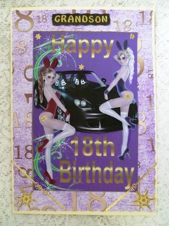 Happy 18th Birthday Topper by Maz Kfk
