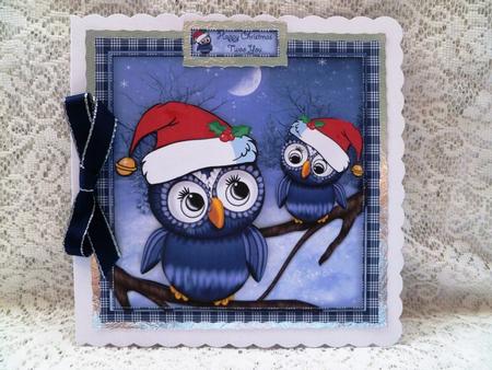 The Christmas Owls Mini Kit by Maz Kfk