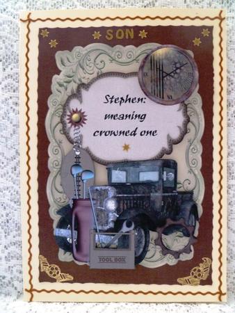 Name & Meaning Card - Stephen by Maz Kfk