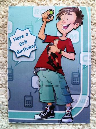 Teen Boy Text Star A4 by Maz Kfk