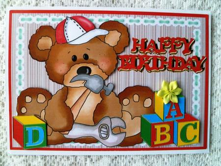 Building Blocks - Teddy with Tools 1 by Maz Kfk
