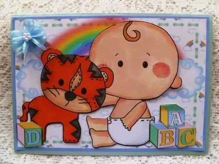 Building Blocks - Button Baby and Tiger by Maz Kfk