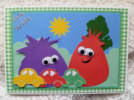 The Blobbles Play with Cars by Maz Kfk