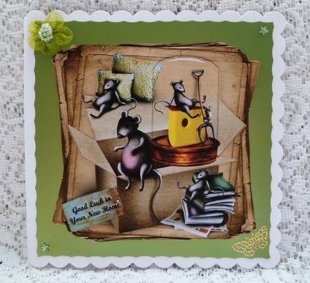 Helping with the Move Quick & Easy Card Topper by Maz Kfk