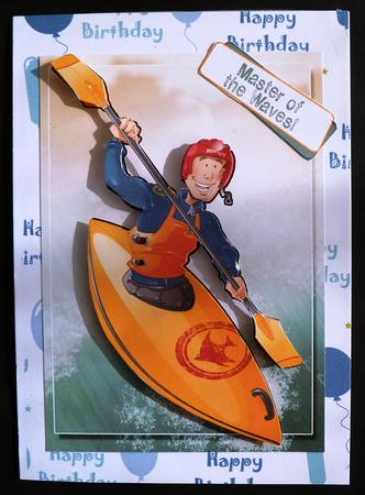 Canoe/kayak Dude. Quick Card. by Maz Kfk