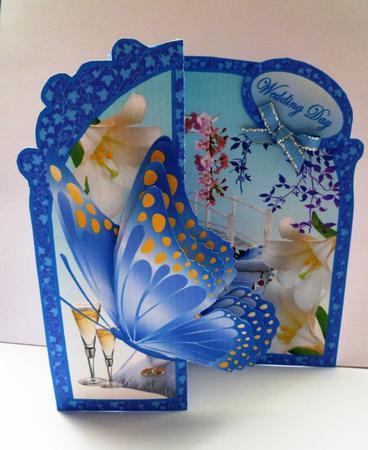 Butterfly Fold Back wedding by Maz Kfk