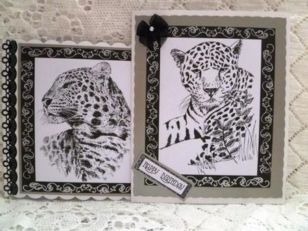 Monochrome Leopard Toppers by Maz Kfk