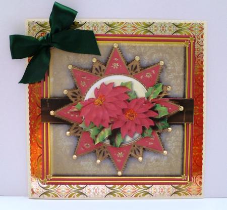 Poinsettias 8x8 Mini Kit by Maz Kfk