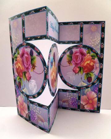English Roses Shutter Card by Maz Kfk