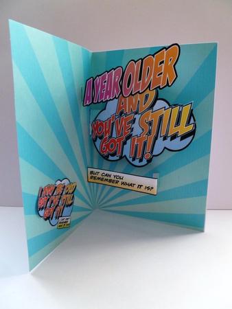 You've Still Got It Pop Up Birthday Card by Maz Kfk