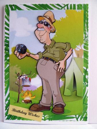 Camping Dude A4 by Maz Kfk