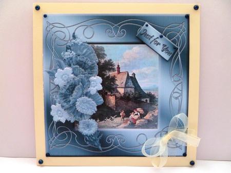 A Country Scene Framed Art Mini Kit by Maz Kfk