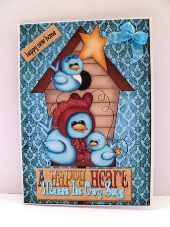 Country Happy Heart Birdhouse by Maz Kfk