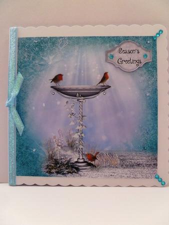 Snowflake Sparkle - Gorgeous Robins by Maz Kfk