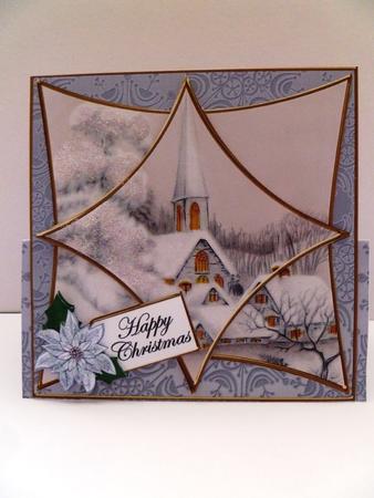 Ice Church Silver 3D Star Card Mini Kit by Maz Kfk