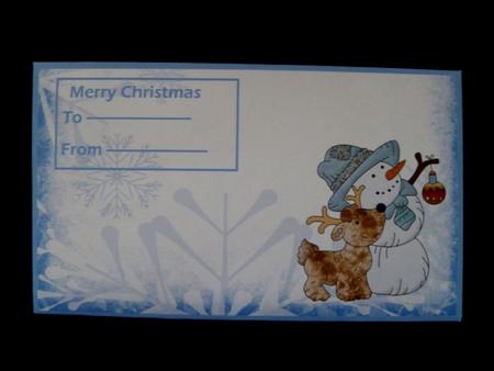 Snowman and Reindeer Money Wallet by Maz Kfk